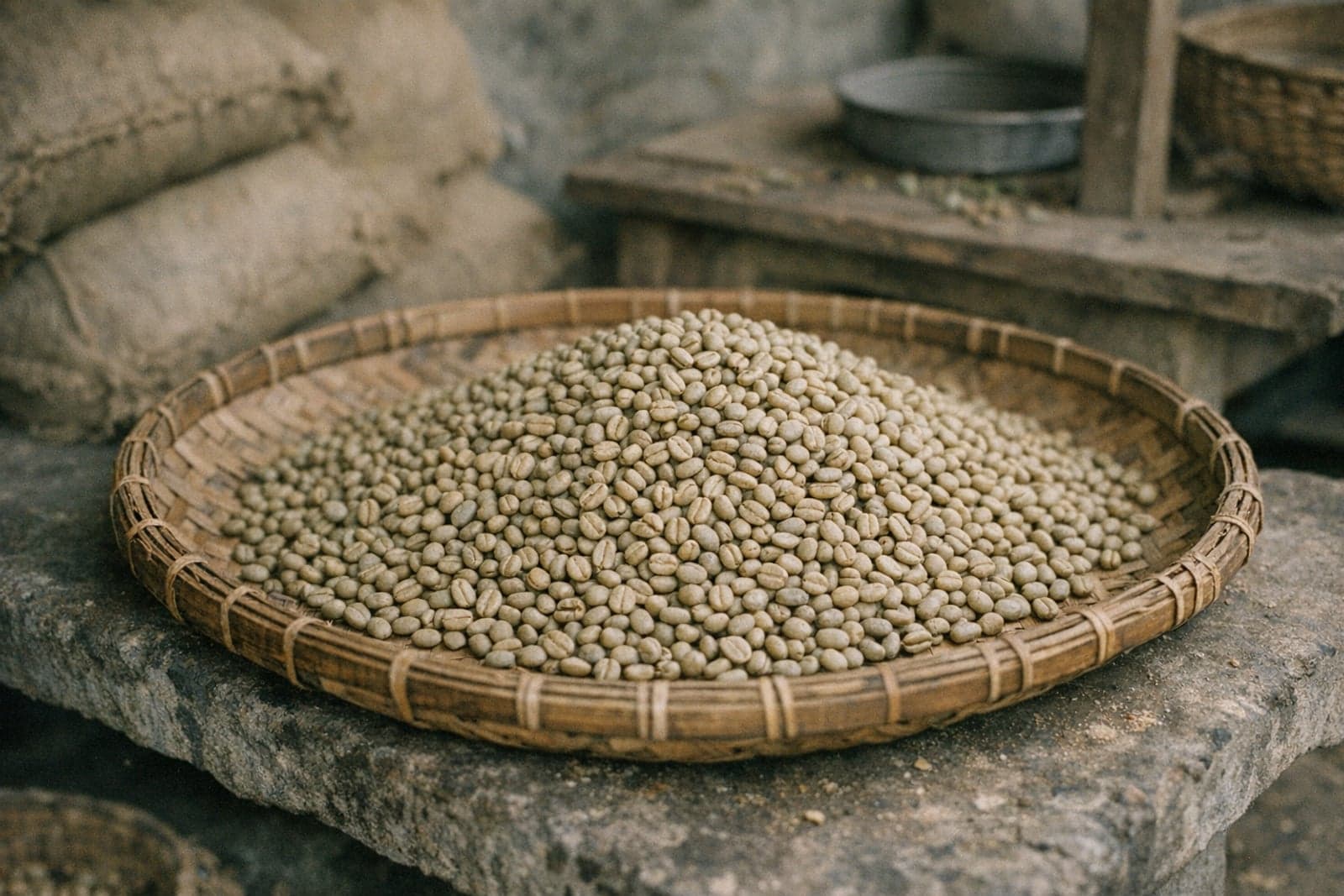 Robusta coffee Green beans from Bali